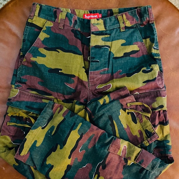 Supreme - woodland camo cargo pants